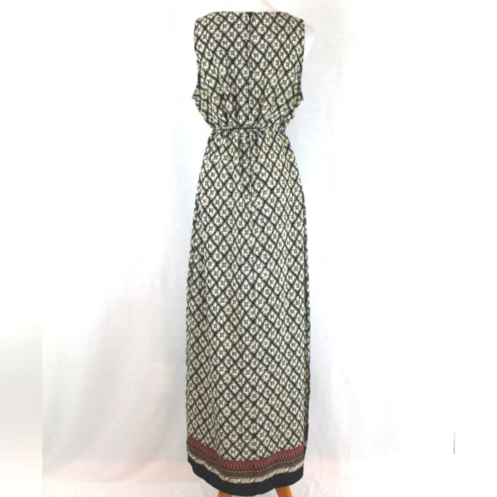 Vintage Traditional Sleeveless Kaftan Dress Made in Dubai UAE M L Beautiful!! - Picture 6 of 15